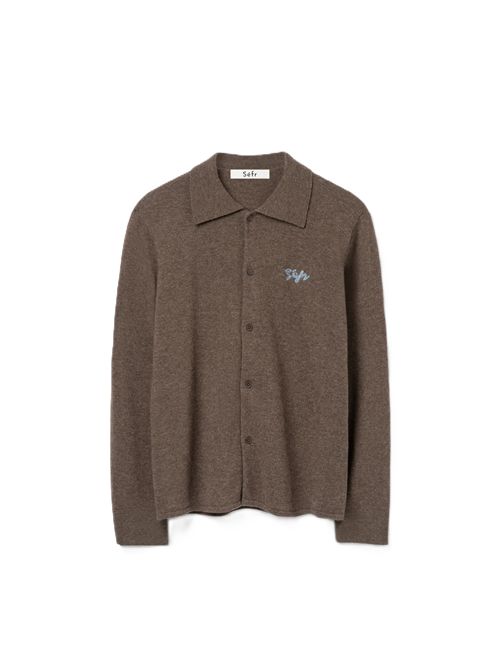 Knitted Shirt Séfr | MFW26KNITTEDARK BROWN